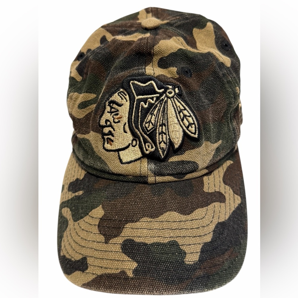 New Era 9TWENTY Camo Adjustable Cap – Blackhawks Logo Blackhawks Hat